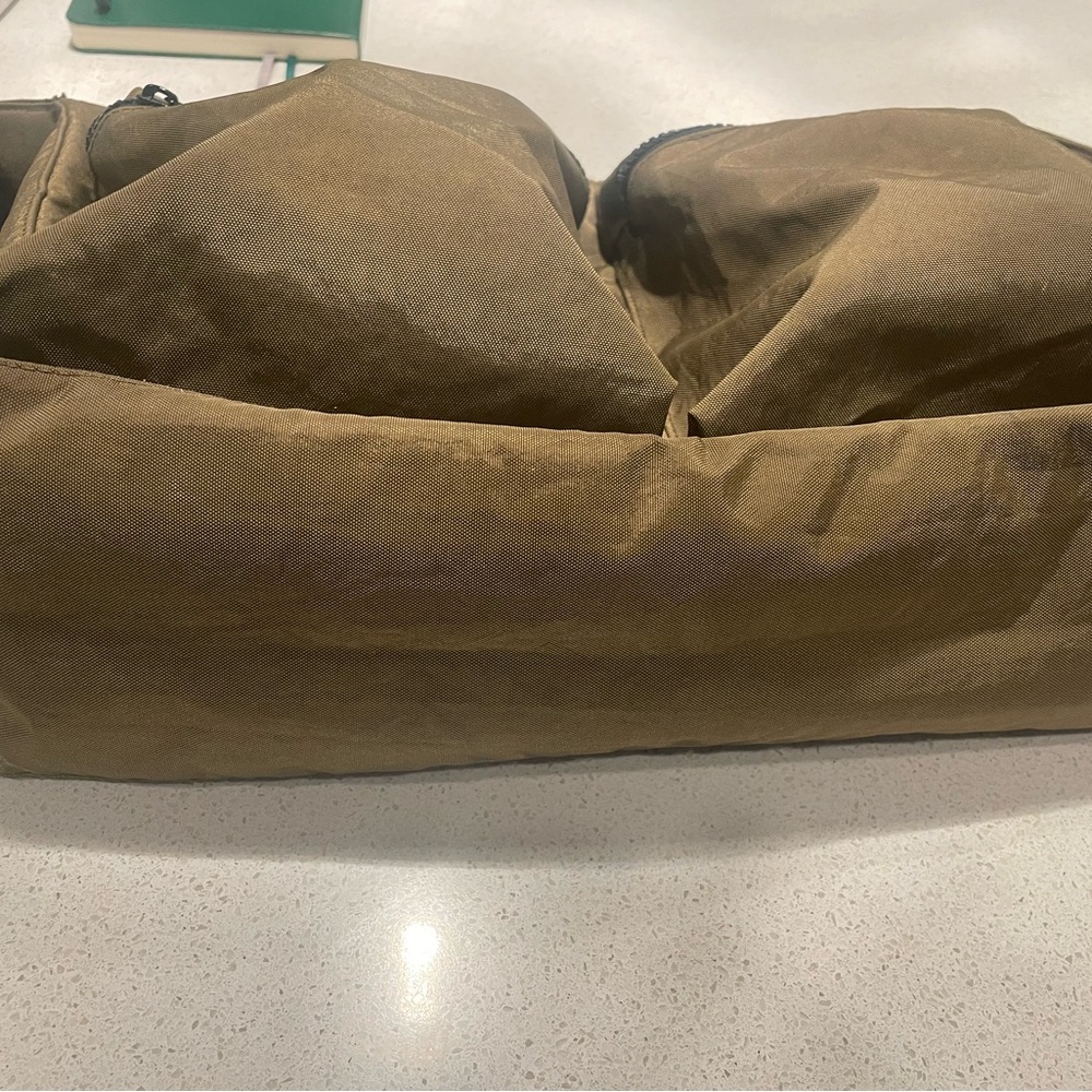 BAGGU Khaki Crossbody Bag with Black Strap - Picture 5 of 5